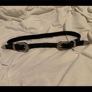 Double buckle belt